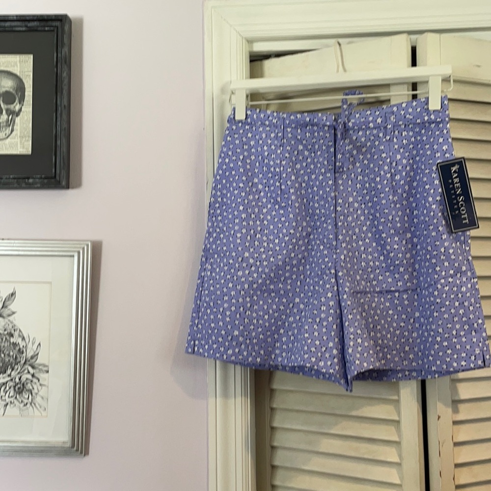 90’s Lilac Floral Shorts